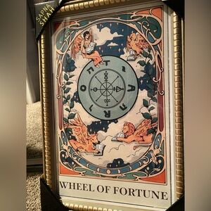 Sapna Shah WHEEL OF FORTUNE Framed Art Print